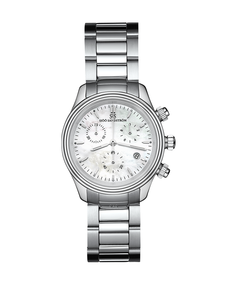 Sjöö Sandström Royal Steel Chronograph 35.5mm Ref. 010211