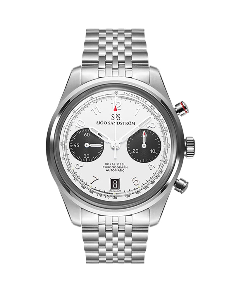 Sjöö Sandström Royal Steel Chronograph 40mm Ref. 021620