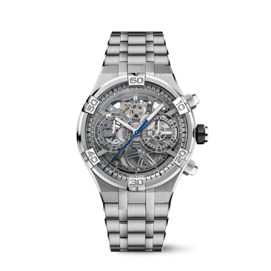 Maurice Lacroix Aikon Chronograph Skeleton - AI6098-SS002-090-1