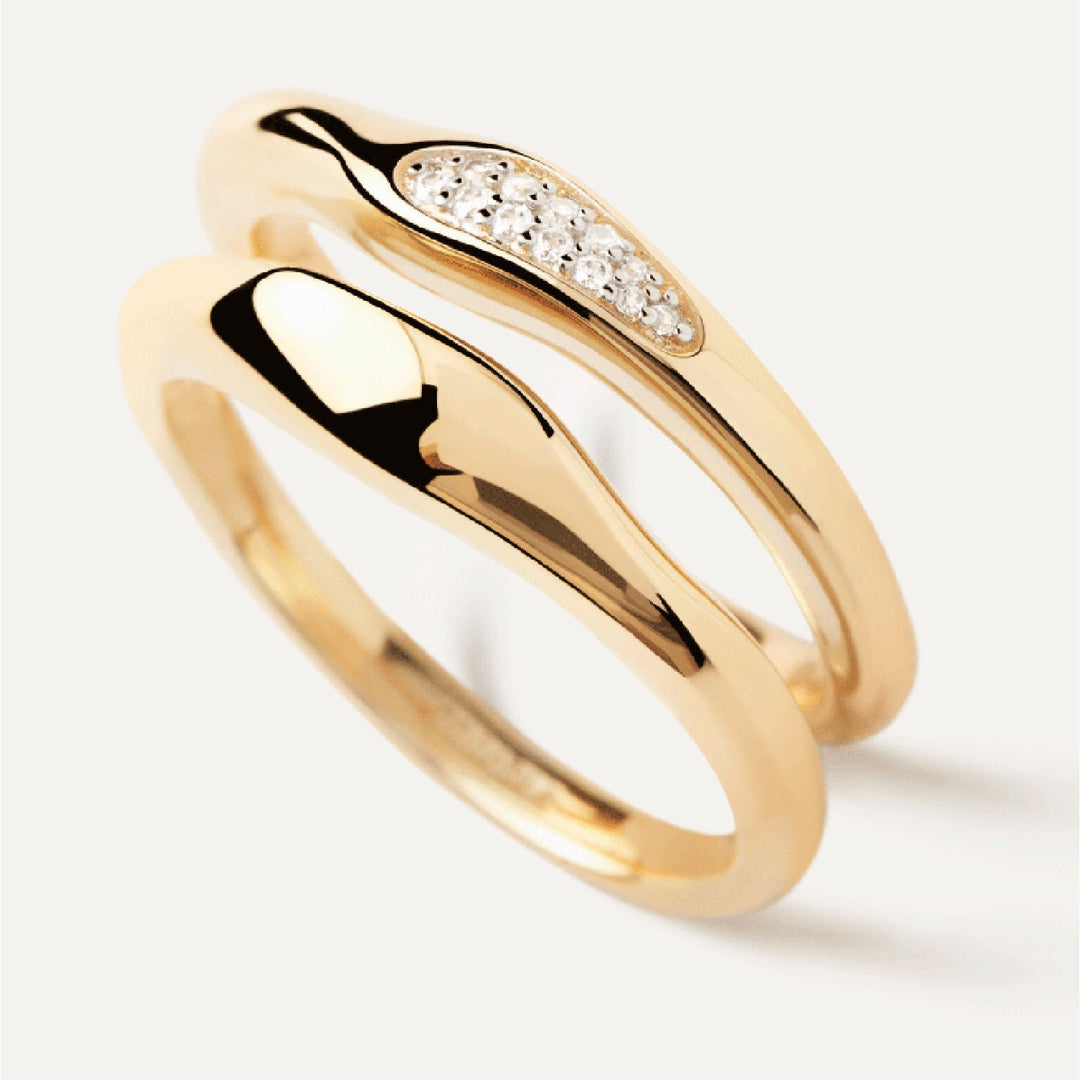 PDPaola Onda Ring Set