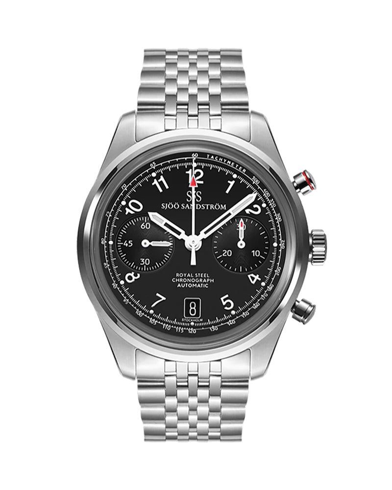 Sjöö Sandström Royal Steel Chronograph 40mm Ref. 021521
