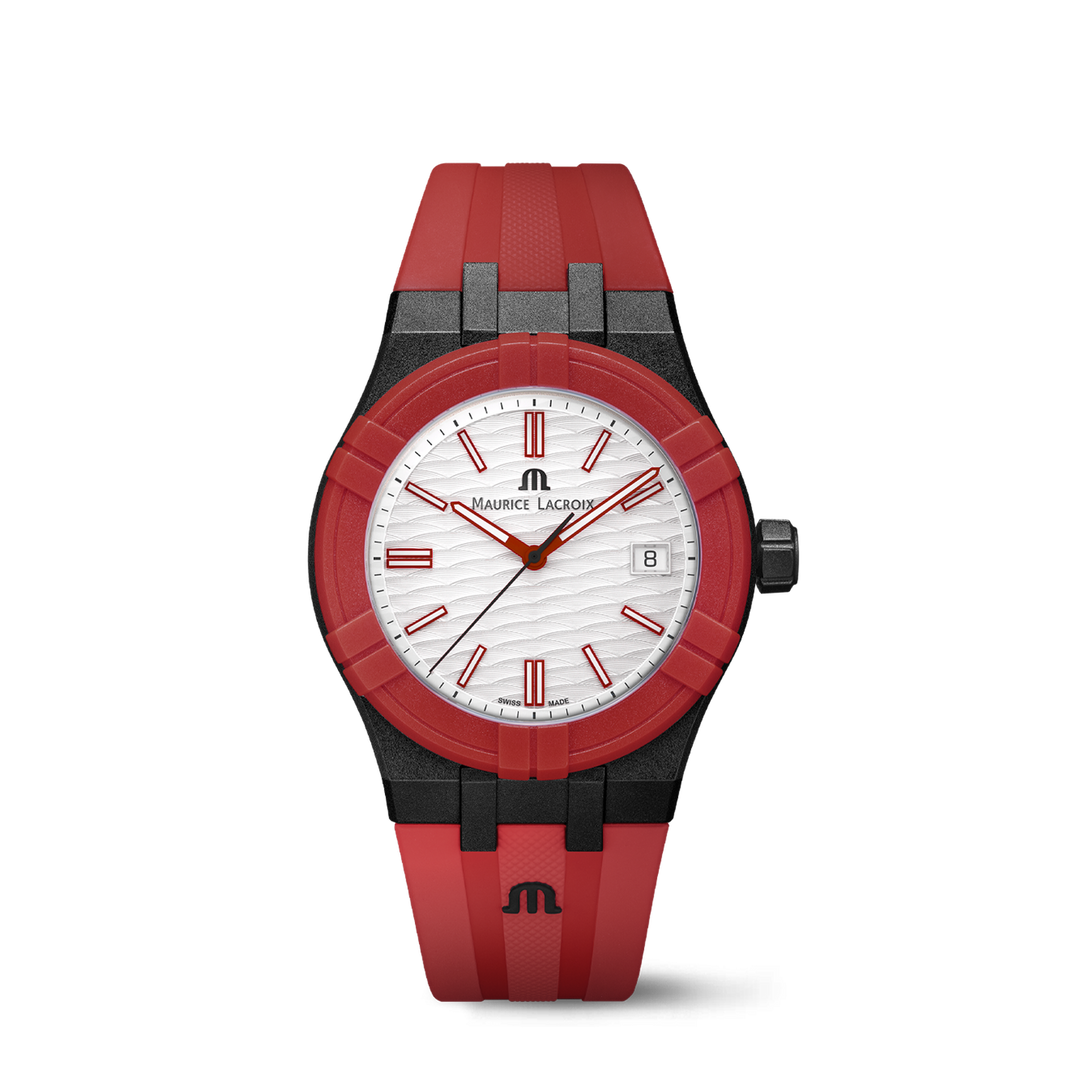 Maurice Lacroix Aikon #tide Black, Red And White - AI2008-04010-400-J