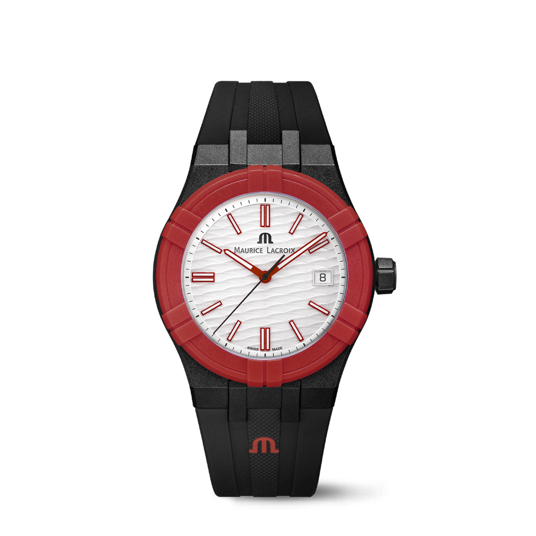 Maurice Lacroix Aikon #tide Black, Red And White - AI2008-04010-400-J