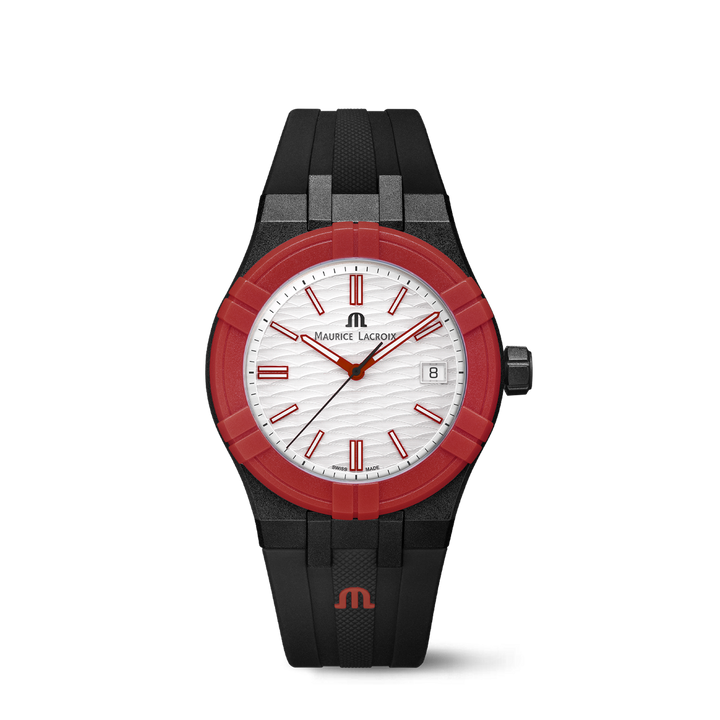 Maurice Lacroix Aikon #tide Black, Red And White - AI2008-04010-400-J