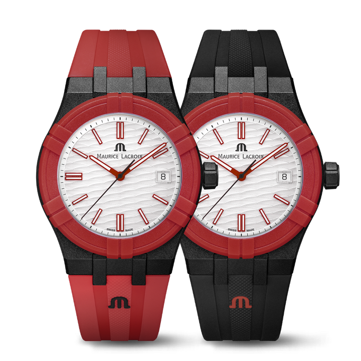 Maurice Lacroix Aikon #tide Black, Red And White - AI2008-04010-400-J