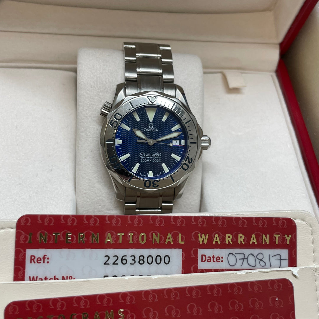 Omega Seamaster Professional midsize Electric Blue