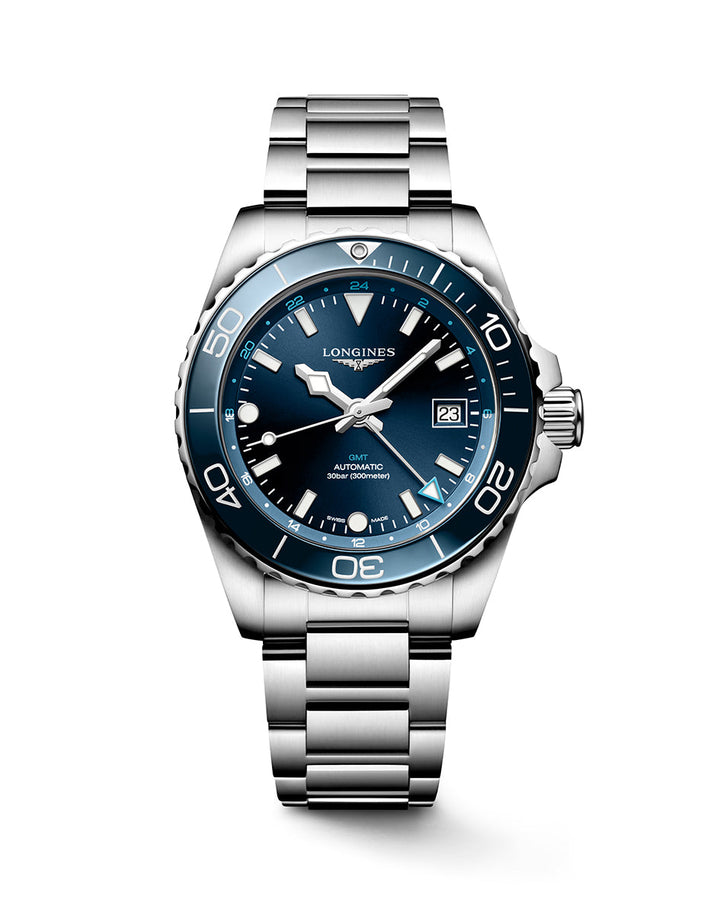 Longines HydroConqest GMT 41MM - L3.790.4.96.6