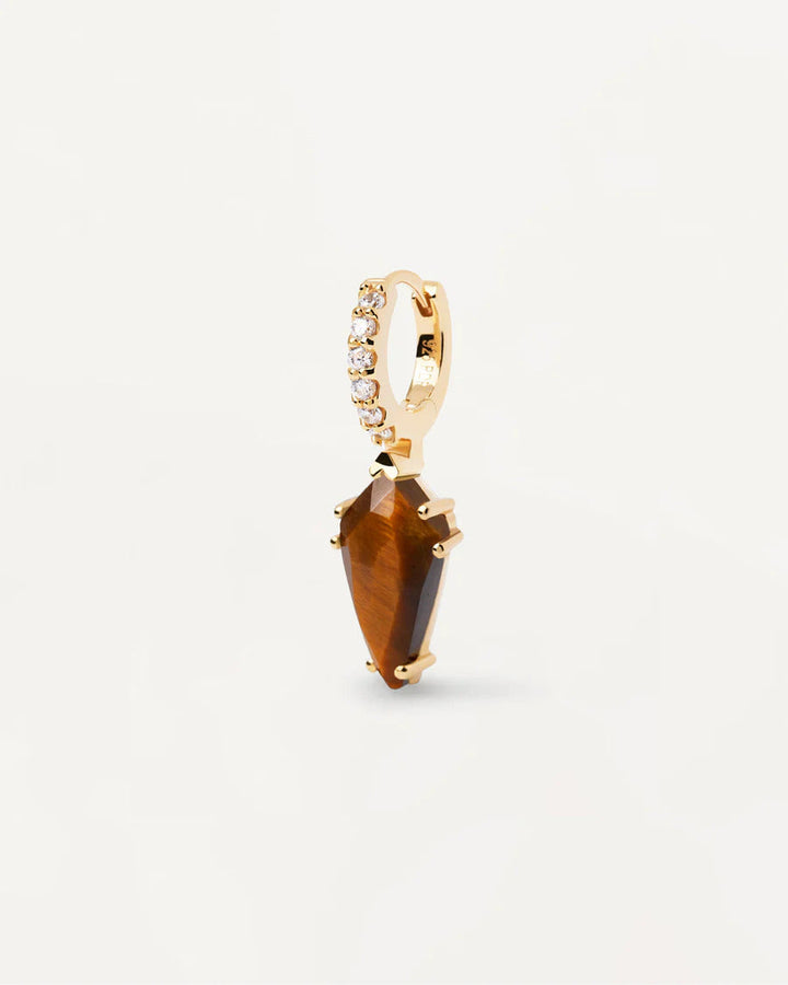 PDPaola Naoki Tiger Eye Single Earring