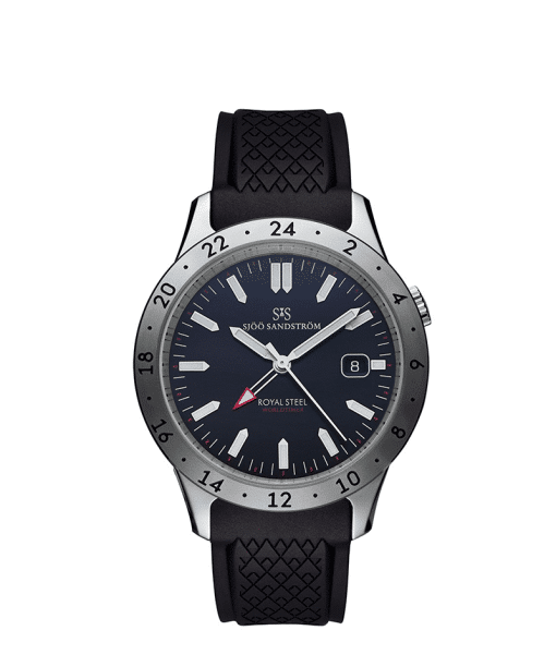 Sjöö Sandström Royal Steel Worldtimer 41mm - 019962