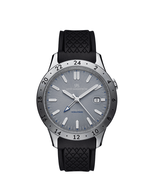 Sjöö Sandström Royal Steel Worldtimer 41mm - 020029