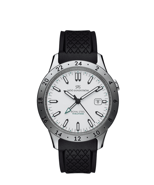 Sjöö Sandström Royal Steel Worldtimer 41mm - 020135