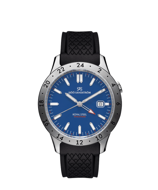 Sjöö Sandström Royal Steel Worldtimer 41mm - 020791