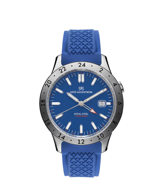 Sjöö Sandström Royal Steel Worldtimer 41mm - 020814
