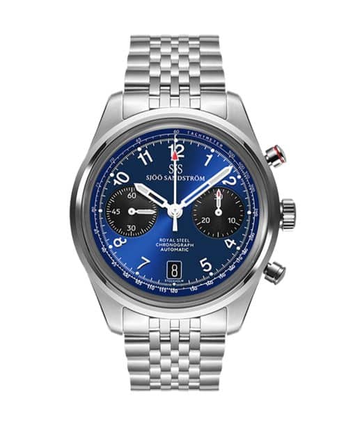 Sjöö Sandström Royal Steel Chronograph 40mm - 021739