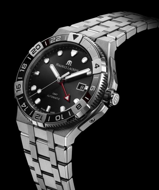 Maurice Lacroix Aikon Venturer GMT 43mm - AI6158-SS002-330-1 Mollstedt Ur - Mollstedt Ur