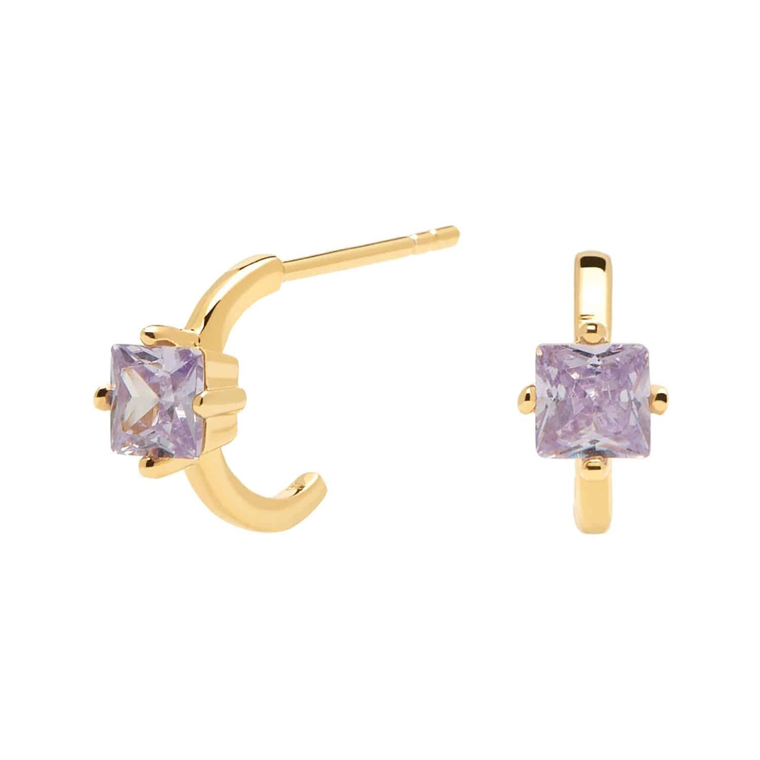 PDPaola lavander lis earrings ar01-232-u PDPaola lavander lis earrings ar01-232-u