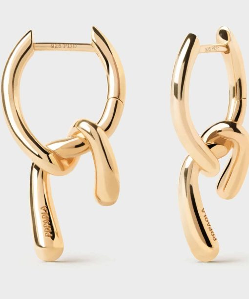 PDPaola Mini Twist Hoop Earrings