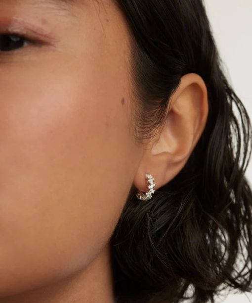 PDPaola little crown silver earrings Mollstedt Ur - Mollstedt Ur