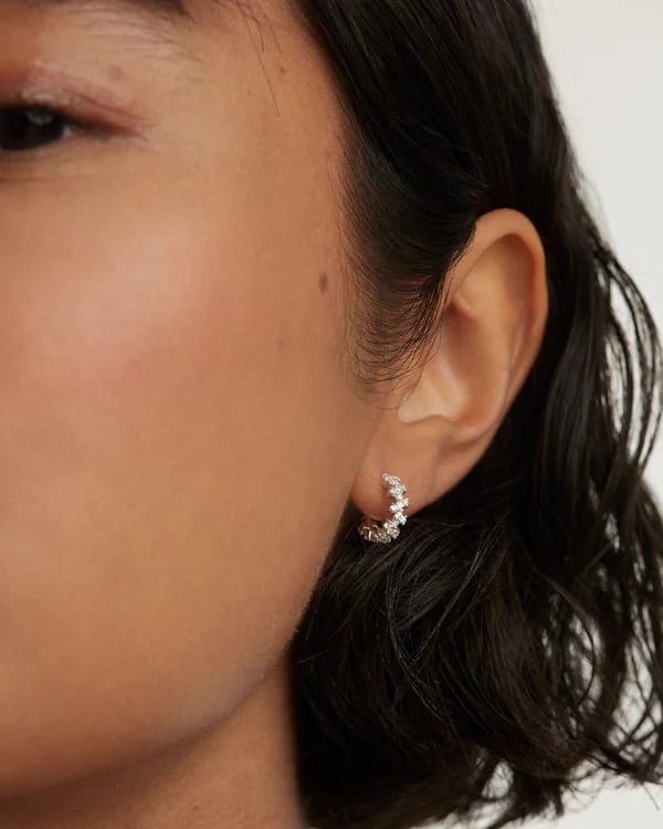 PDPaola little crown silver earrings PDPaola little crown silver earrings - Bild 2