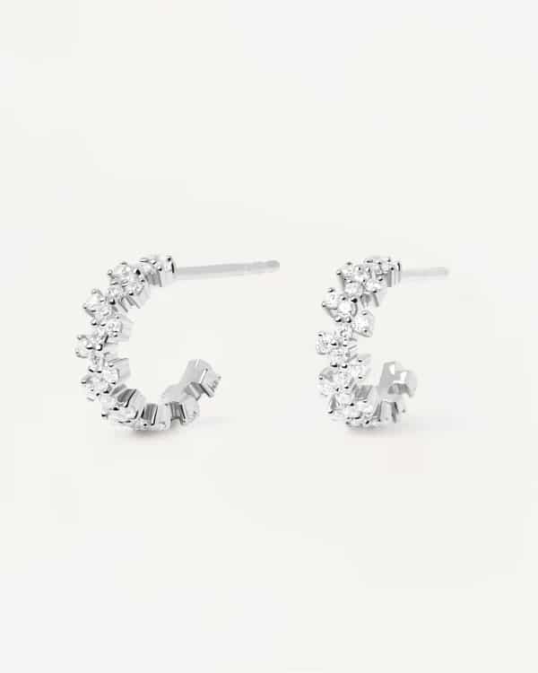 PDPaola little crown silver earrings PDPaola little crown silver earrings