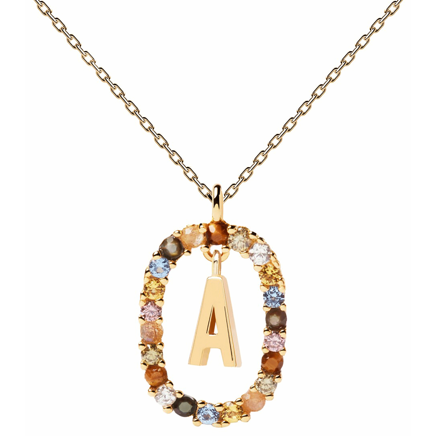 PDPaola letter a necklace co01-260-u PDPaola letter a necklace co01-260-u