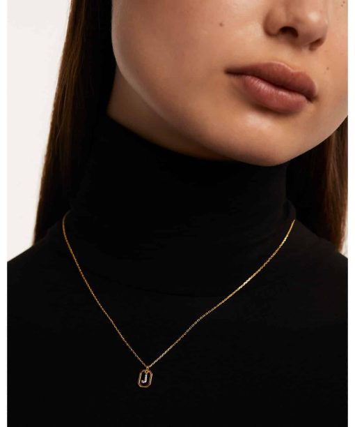 PDPaola Mini Letter J Necklace - Bild 3