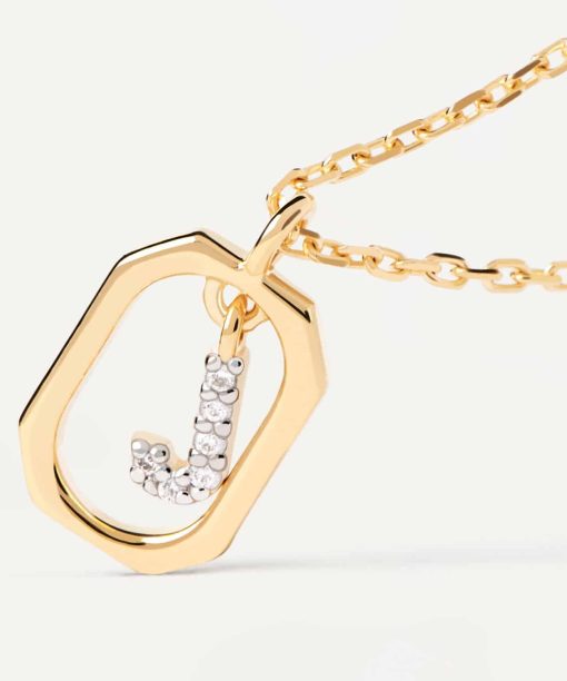 PDPaola Mini Letter J Necklace - Bild 2