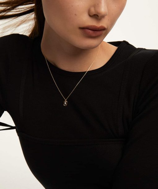 PDPaola Mini Letter K Necklace - Bild 3