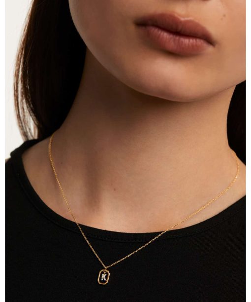 PDPaola Mini Letter K Necklace - Bild 4
