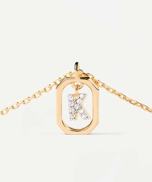 PDPaola Mini Letter K Necklace - Bild 2