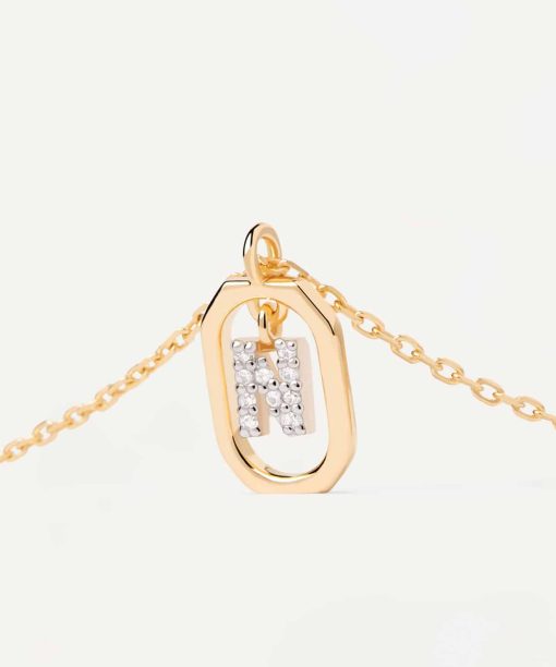 PDPaola Mini Letter N Necklace - Bild 2