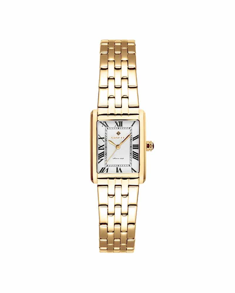 Gant Rhode Island Mini Guldfarget / Vit 20mm - G195002 Gant Rhode Island Mini Guldfarget / Vit 20mm - G195002