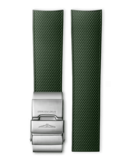 Longines Official HydroConquest Green Rubber Strap (HydroConquest 41MM)