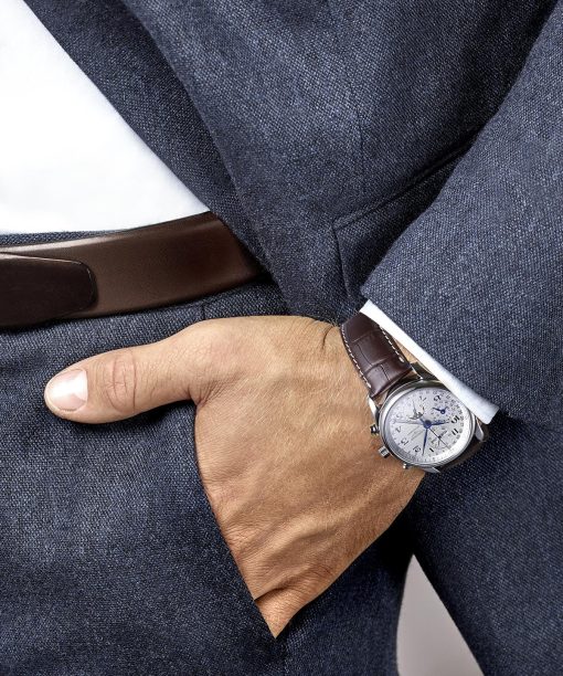 Longines Master Collection Chronograph Moon Phase 40mm - L2.673.4.78.3 Mollstedt Ur - Mollstedt Ur