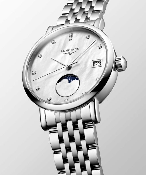 Longines Elegant Collection Moonphase 30mm - L4.330.4.87.6 Mollstedt Ur - Mollstedt Ur