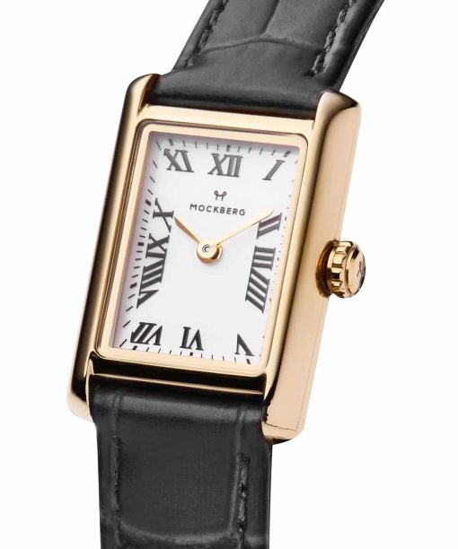 Mockberg Timeless Black Leather Gold 19x28mm - MB0245 Mollstedt Ur - Mollstedt Ur