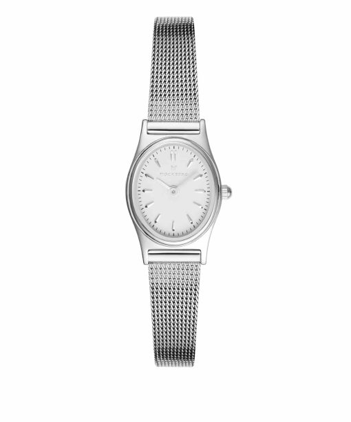 Mockberg Retro Mesh Silver 19mm - MB0254