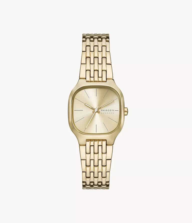 Skagen Mellem Lille Three-Hand Gold Stainless Steel Watch