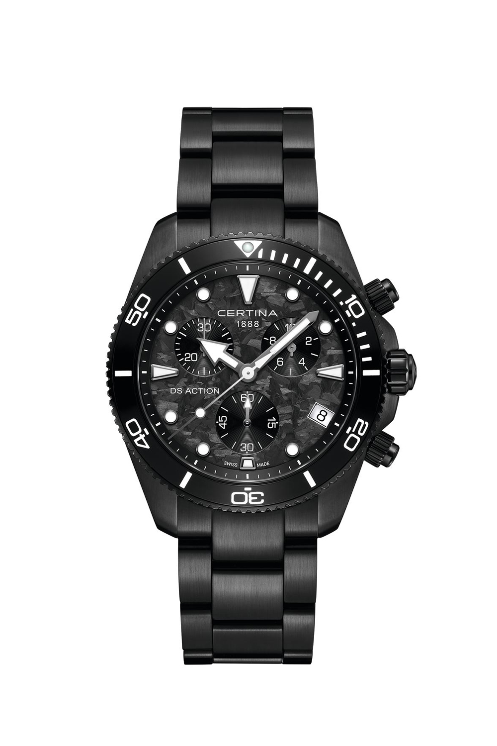 Certina DS Action Karbon Chrono 42mm - C048.417.33.201.00 Certina DS Action Karbon Chrono 42mm - C048.417.33.201.00