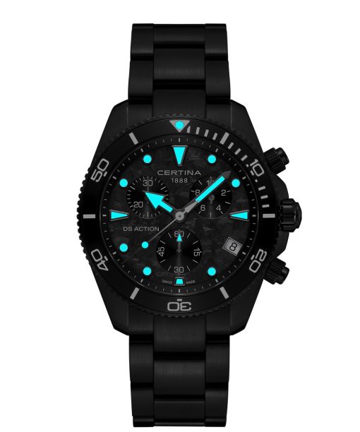 Certina DS Action Karbon Chrono 42mm - C048.417.33.201.00 Mollstedt Ur - Mollstedt Ur