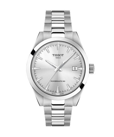 Tissot Gentleman 38mm Silver - Klassisk herrklocka, automatisk - T165.807.11.031.00