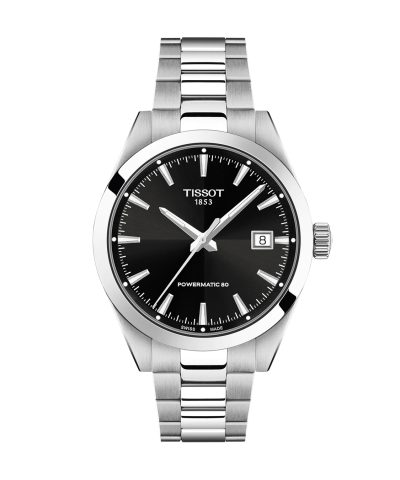 Tissot Gentleman 38mm Black - Klassisk herrklocka, automatisk - T165.807.11.051.00