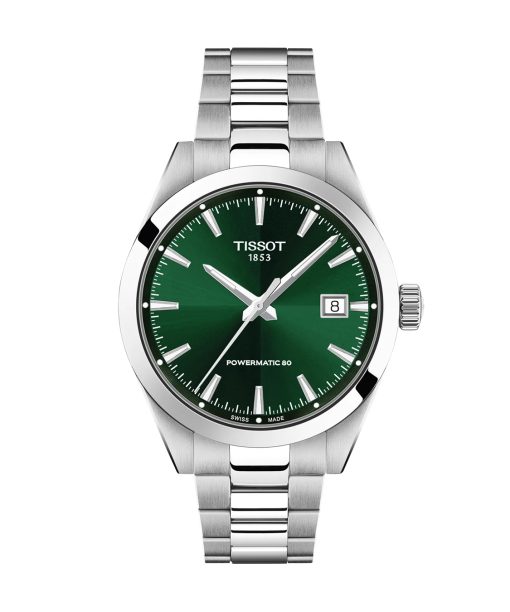 Tissot Gentleman 38mm Green - Klassisk herrklocka, automatisk - T165.807.11.091.00