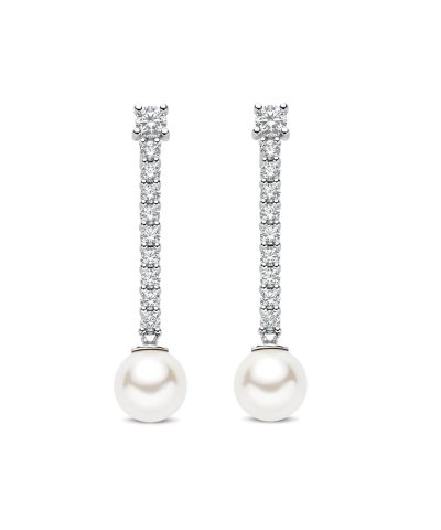 Ti Sento Drop Zirconia Pearl Earrings - Bild 2