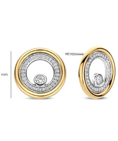 Ti Sento Zirconia Double Circle Earrings Ti Sento Zirconia Double Circle Earrings - Bild 7